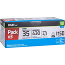 Pack 3 Ampolletas Led 4.3 W Gu10 430 Lm Luz Fria