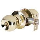 Cerradura dormitorio bronce pulido