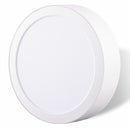 Panel Led Sobrepuesto Circular Blanco 12W Luz Fria
