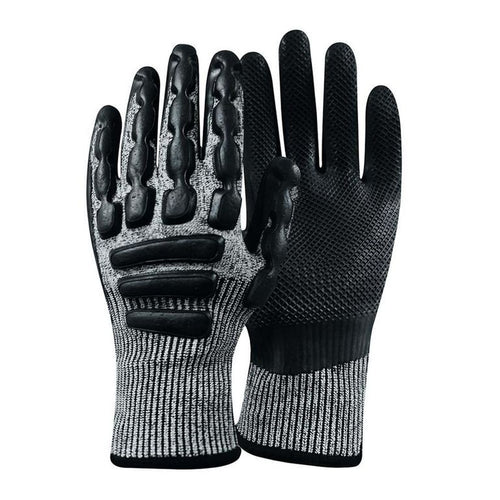 Guante Cut5 Anti Impacto De Latex 10 Gris/Negro