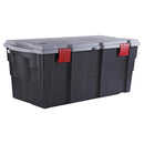 Baul Organizador 45X40X94 Cm 100 L Negro/ Gris
