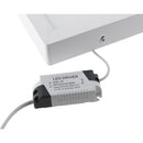 Panel sobrepuesto cuadrado LED 12 W.
