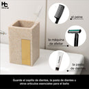 Portacepillo Resina Jasper