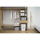 Cesto de ropa gris 40 l