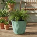 Macetero Autorregante Reciclado De Plastico 23X20 Cm Verde
