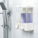 Dispensador De Jabon Transparente/Blanco