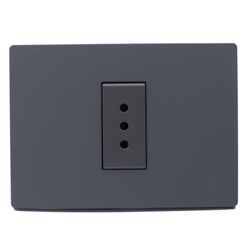 Enchufe simple 10A armado S32 grey