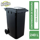 Basurero contenedor de basura 240 L gris