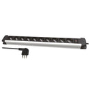 Alargador Profesional Shuko 10/16A 10 Tomas 2 M Blanco/Negro