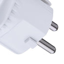 Enchufe Macho Volante Schuko 16A 2P+T Blanco Halux