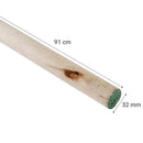 Tarugo madera 91 cm x 32 mm