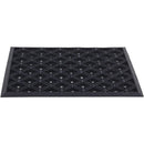 Limpiapies Ondas 44x64 cm PVC Negro