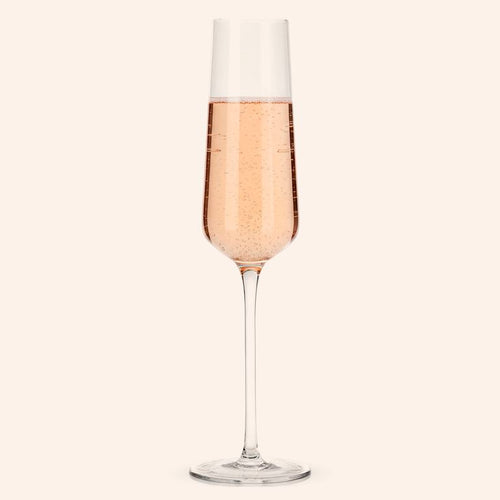 Set 4 Copas de Champan 250 ml Vidrio Transparente