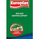 Pack 5 Bolsas Europlas Zipper Hermeticas Transp.S 3 Lt.
