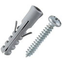 Tarugo Con Tornillo 5 Mm 25 Unidades