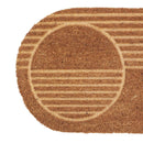 Limpiapies Oval 45x75 cm Coco Multicolor