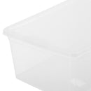 Set 8 Cajas Modubox 6 L + 1 Caja 38 L Transparente