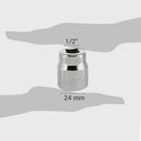 Dado poligonal 1/2x24 mm acero