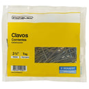 Clavo Corriente 3 1/2 Pulg Bolsa 1Kg