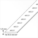 Barra Plana 100 Cm X 2. 35 Uso Industrial