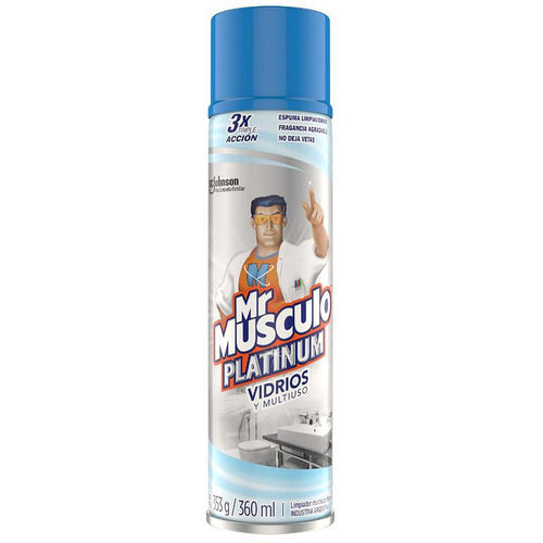 Limpiador de vidrios espuma 360 ml