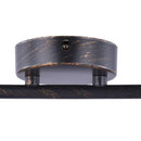 Barra Led Cazo Patina 2 Luces Metal Negro