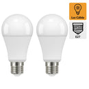 Pack 2 Ampolletas Led 100 W E27 1521 Lm Luz Calida