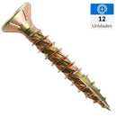 Tornillo Madera Madera 1-1/4 Pulg 9 Mm 12 Unidad(Es)