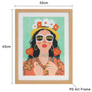 Cuadro Girl 33x43 cm..