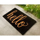 Limpiapies Hello Dark 45X75 Cm Pvc Multicolor
