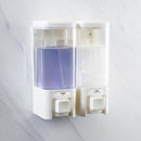 Dispensador De Jabon Transparente/Blanco