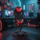 Silla Escritorio Gamer Arturo Negro, Rojo