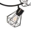 Barra 3 Luces Metal Negro