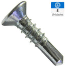 Tornillo Autoperforante Metal 16 mm 3.9 mm 5 unidad(es)