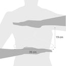Set de 5 colgadores para ropa plastico blanco