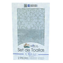 Set De Toallas Otono Invierno 450 Gr Algodon 70X140 Cm Mix
