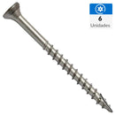 Tornillo Tirafondo Madera 160 mm 6 mm 6 unidad(es)