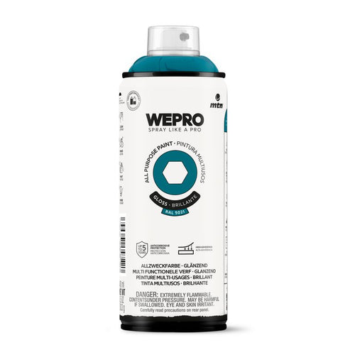 Pintura en Spray 0.4 l Brillante Azul Atlantis