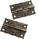 Bisagra decorativa recta 22 x 36 mm bronce antiguo 2 unid