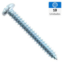 Tornillo Roscalata Metal 1-1/2 Pulg 10 Mm 10 Unidad(Es)