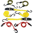 Pack 2 Cintas Elasticas Y Amarras Blacksmith 500 Cm Capacida