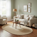 Alfombra Ovalada Living Treccia Yute