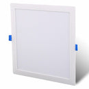 Panel Led Empotrado Cuadrado Blanco 24W Luz Calida