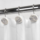 Set 12 Ganchos Ceramica Blanco