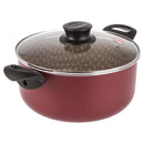 Cacerola de Aluminio 24 cm 5 Litros Rojo