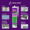 Afix Silicona Bano Y Cocina Blanco 0,280Lt