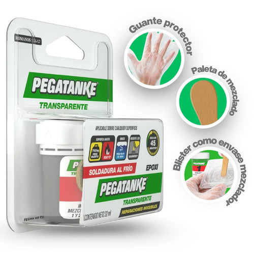 Pegatanke Soldadura Epoxica 2 Componentes En Frio Color Tran