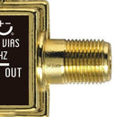 Splitter De Tv 2 Salidas Recepcion Uhf Vhf Fm