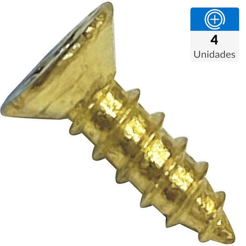 Tornillo Tirafondo Madera 1/4 " 2.5 mm 4 unidad(es)