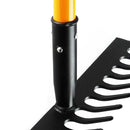 Rastrillo mango de fibra de vidrio negro/amarillo